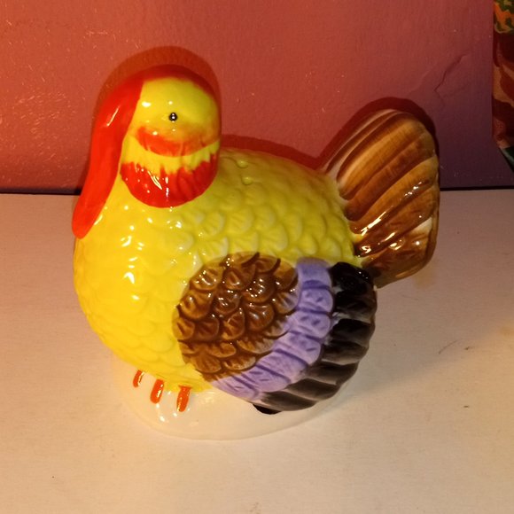 FALL SEASON THANKSGIVING COLORFUL SALT AND PEPPER SHAKERS TURKEY'S & PUMPKINS - Picture 4 of 7